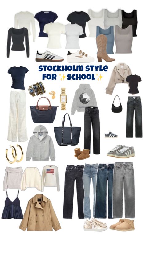 outfit Style For School, Outfit Ideaa, Neat Casual Outfits, Cute Clothing Stores, Stockholm Style, Outfit Inspo Casual, Clothes And Shoes, Cute Lazy Day Outfits, Clothes Pictures