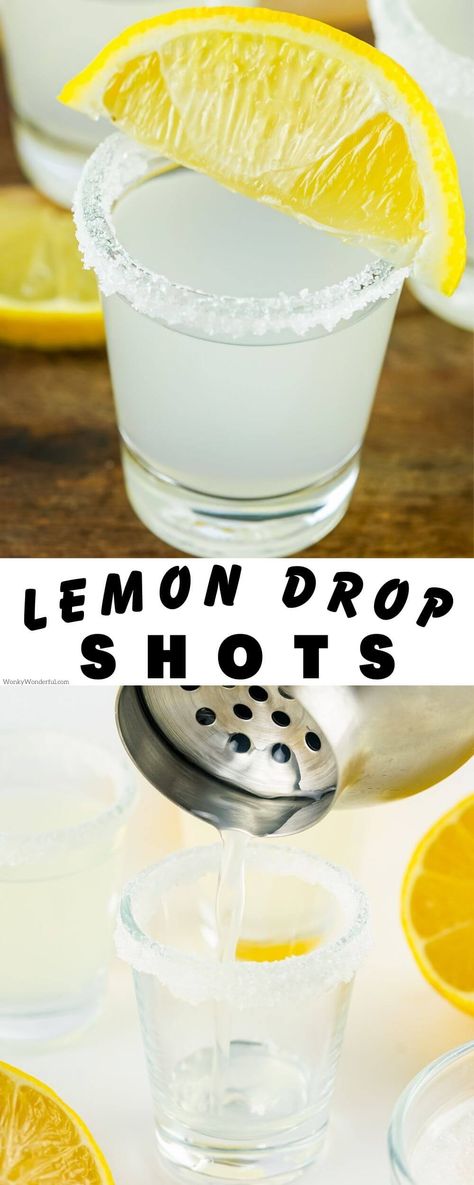 Lemon Drop Shots Recipe, Flavored Shots, Lemon Drop Shot Recipe, Lemondrop Shot Recipe, Lemon Drop Shots, Easy Mocktails, Simply Lemonade, Spring Drink, Recipe For 2