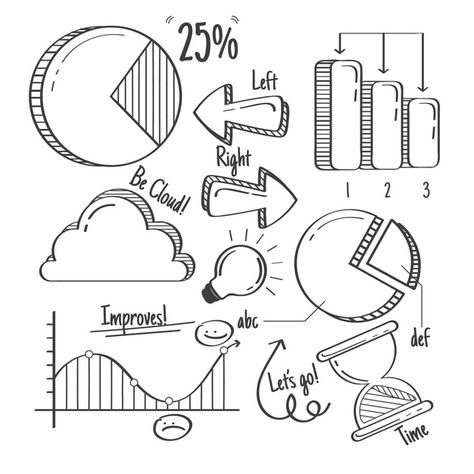 Hand Drawn Infographic, File Drawing, Business Illustrations, Infographic Examples, Accounting Humor, Infographic Business, Bond Paper Design, Animation Stop Motion, Doodle Notes