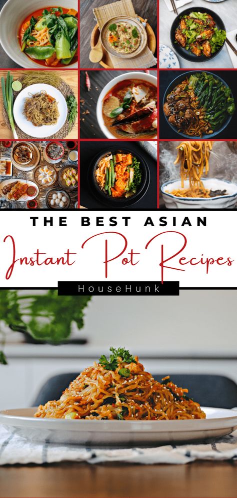 Having a batch of delicious Asian Instant Pot recipes makes the difference between some uninspiring stir fry for dinner, and an epic Beef Bulgogi loaded with Korean flavors. Whether you like rice bowls or noodle dishes, there is something for everyone with these 36 Instant Pot Asian recipes. There’s some sweet, some heat, and a ton of goodness here! Tap to read more from House Hunk + Fatherhood At Its Finest Japanese Instant Pot Recipes, Asian Instapot Recipes, Asian Instant Pot Recipes, Instant Pot Asian, Instant Pot Asian Recipes, Easy Asian Noodle Recipes, Easy Asian Noodles, Asian Noodle Recipes, Better Than Takeout