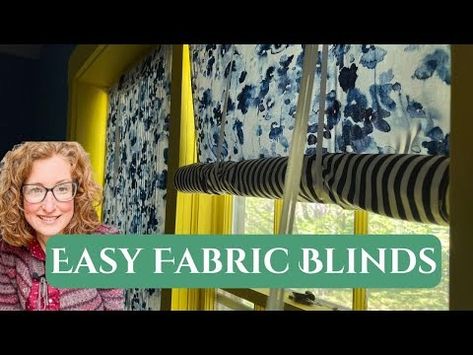 Create Stylish Swedish Blinds At Home - Diy Roll Up Shades Tutorial! - YouTube Swedish Blinds, Rolling Shades, Fabric Roller Shades, Haint Blue, Fabric Roller Blinds, Diy Blinds, Diy Shades, Homemade Cleaning Solutions, Homemade Cleaning