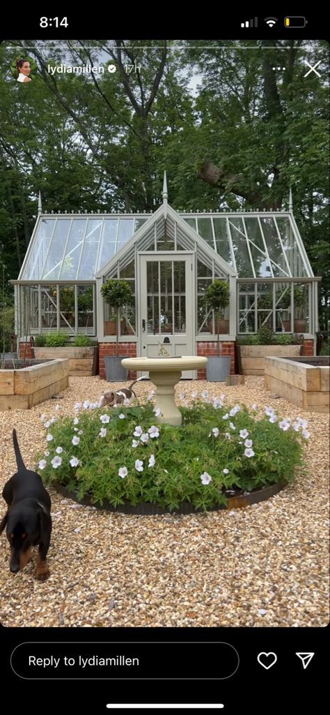 Acreage Landscaping, Victorian Greenhouses, English Garden Design, Outdoor Greenhouse, Allotment Gardening, Home Greenhouse, Green Houses, Backyard Greenhouse, House Aesthetic