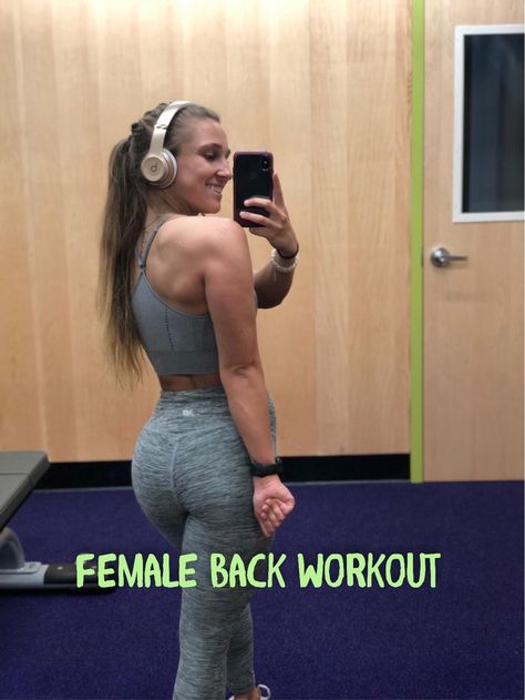 Description of different back focused exercises Female Back Workout, Back Workouts, Fit And Strong, Assisted Pull Ups, Revenge Body, Fitness Influencer, Cable Row, Hamstring Workout, Workout For Flat Stomach