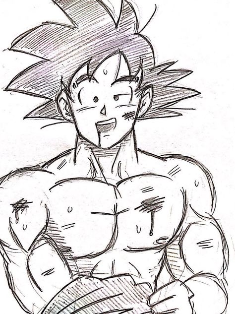 Easy Dragon Drawings, Dbz Drawings, Goku Drawing, Spiderman Art Sketch, Naruto Sketch Drawing, Ball Drawing, Dragon Ball Painting, Best Anime Drawings, Dragon Ball Super Artwork