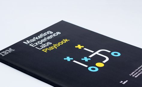 IBM Marketing Experience Playbook on Behance Logos, Philosophy, Brand Playbook, Playbook Design, 보고서 디자인, New Employee, Cover Ideas, Play Book, A Book