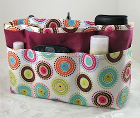 Purse Organizer Pattern, Sewing Pattern Free, Purse Organizer Insert, Purse Sewing Patterns, Sew Ins, Purse Organizer, Trendy Sewing, Costura Diy, Fabric Handbags