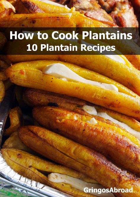 Ecuadorian Plantain Recipes, Black Plantain Recipes, Green Plantains Recipes, Plantain Banana Recipes, Baked Plantain Recipes, How To Cook Plantains Recipes, Stuffed Plantain Recipes, Plantain Bread Recipes, Easy And Simple Dessert Recipes