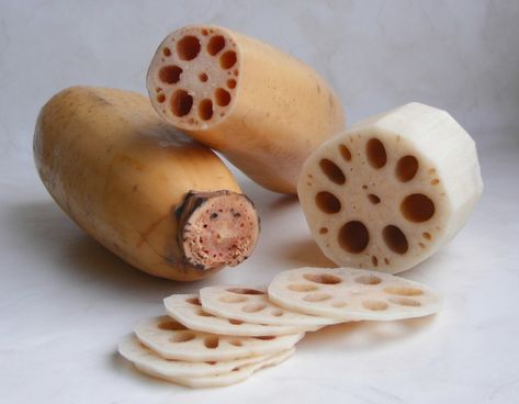 Lotus Root Heath Benefits, Nutritional Facts, Uses, Recipes Lotus Root Recipe, Fruit Du Dragon, Lotus Plant, Lotus Root, Flower Food, Minestrone, Organic Herbs, Root Vegetables, Kimchi