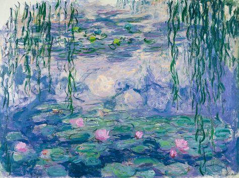 Claude Monet: The Garden Paintings - Announcements - e-flux Water Lilies, Claude Monet, Diamond Painting, Canvas, Water, Art