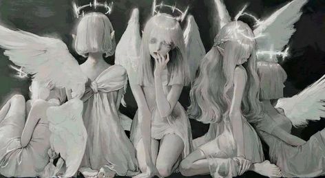 Dark Angelcore Aesthetic, Dark Angelcore, Fallen Angel Aesthetic, Angelic Aesthetic, Angelcore Aesthetic, Angel Wallpaper, Header Pictures, Angel Aesthetic, Ethereal Art