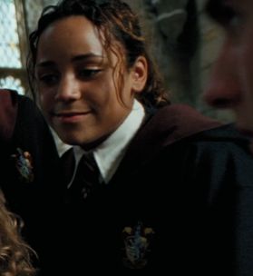 Angelina Johnson, Tiana Benjamin, James Potter Aaron Johnson, Angelina Johnson Harry Potter, Harry Potter Stills Movies, Lee Jordan, Quidditch Game, Hermione Granger Screencap, Katie Bell