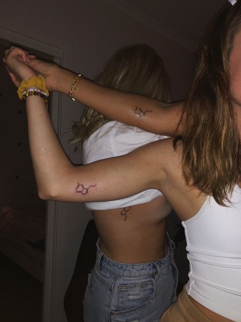 Small Simple Friend Tattoos, Matching Tattoos For Friend Groups Of 4, Simplistic Friend Tattoos, Small Group Tattoos Best Friends, Minimalist Friendship Tattoos Simple, Tattoo Group Friendship, Friendship Micro Tattoos, Group Of Friends Tattoos, Dainty Friend Tattoos