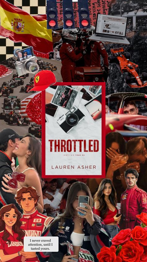 Aesthetic Throttled 🏎️ de Lauren Asher #throttled Throttled Lauren Asher, Books Romance Novels, Lauren Asher, Romance Series Books, Dirty Air, Romantic Books, Romance Series, Romance Novels, Book Aesthetic