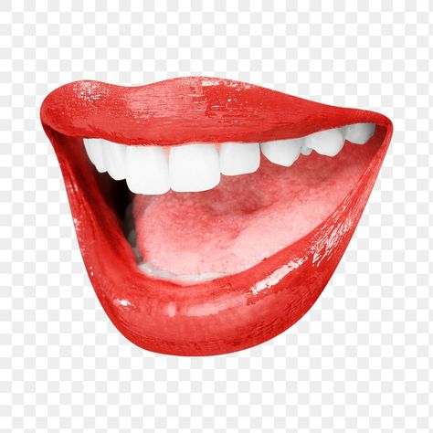 Red Lips, Lips, Mouth Talking, Homemade Mouthwash, Wide Smile, Teeth Design, Smile Teeth, Mouthwash, Design Element