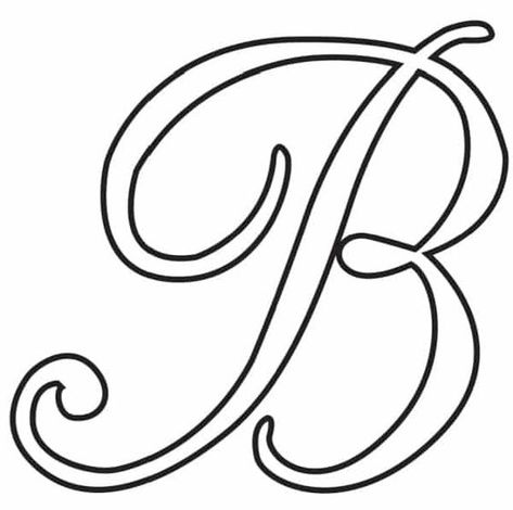 Free Printable Uppercase Calligraphy Letters: Calligraphy Letter B #Fonts 1411 Letter B In Calligraphy, Letter B Calligraphy, Letter B Monogram, B Calligraphy, Letters Calligraphy, Scary Font, Monogram Stencil, B Monogram, Calligraphy Letters