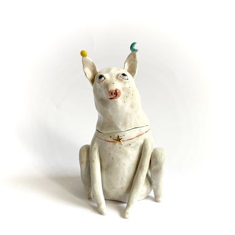 MatyldaCeramicsShop - Etsy UK Urn For Dog Ashes, Pet Urn Ideas, Homemade Ceramics, Whippet Art, Figurative Ceramics, Dog Pottery, Pet Urns Dogs, Dog Urns, Pet Urn