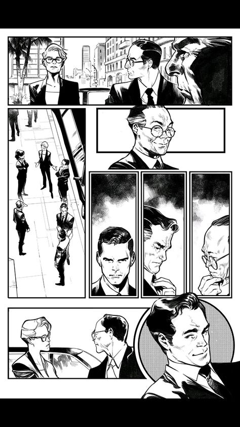 Dave Rapoza on Twitter: "These inks are too good, @PepeLarraz you really killed it, so happy these are included in the back of the book… " Black And White Comic Drawing, Comic Panel Composition, Comics Panels Layout, Comic Books Pages Layout, Comic Book Page Layout, Comic Panel Layout Ideas, Comic Panels Reference, Comic Page Sketch, Comic Panel Reference