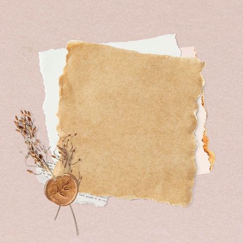 Pink Paper Aesthetic, Ripped Brown Paper Aesthetic, Brown Paper Aesthetic, Paper Aesthetic, Vintage Paper Background, Beige Paper, Scrapbook Background, Paper Background Texture, Awesome Designs