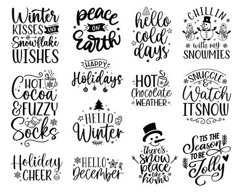 Download our Christmas SVG for personal and Commercial Use. These Christmas SVG Cut Files are available to download instantly and work with your Cricut and Silhouette. Christmas Phrases Funny, Christmas Ornament Quotes, Funny Quotes Christmas, Christmas Message Quotes, Cute Christmas Sayings And Quotes, Christmas Sayings And Quotes Short, Christmas Sayings Signs, Christmas Words Quotes, Simple Christmas Quotes