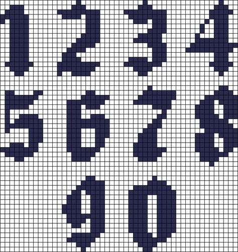 Alpha pattern #94931 | BraceletBook Alpha Pattern Numbers, Number Lettering, Style Tattoo, Lettering Style, Alpha Pattern, Alpha Patterns, Friendship Bracelet Patterns, Bracelet Patterns, Friendship Bracelet