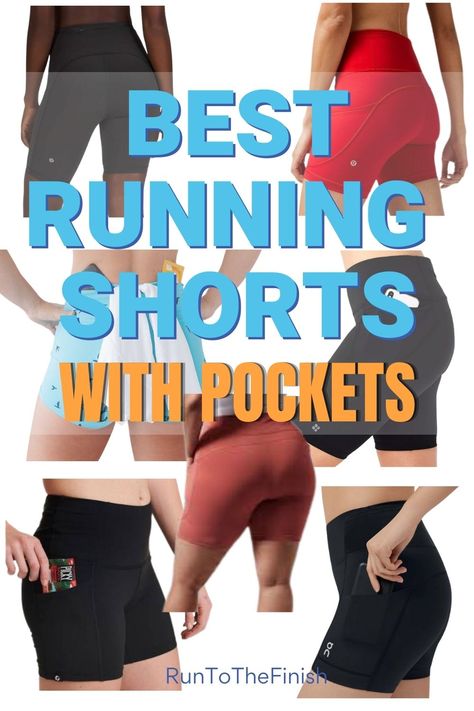 Tested to hold your phone fit great and stay put while running, these running shorts with phone pocket are winners Running Tips, Best Running Shorts For Women, Long Running Shorts, Best Running Shorts, Sewing Pockets, Long Distance Running, Running Shorts Women, Compression Shorts, Marathon Running