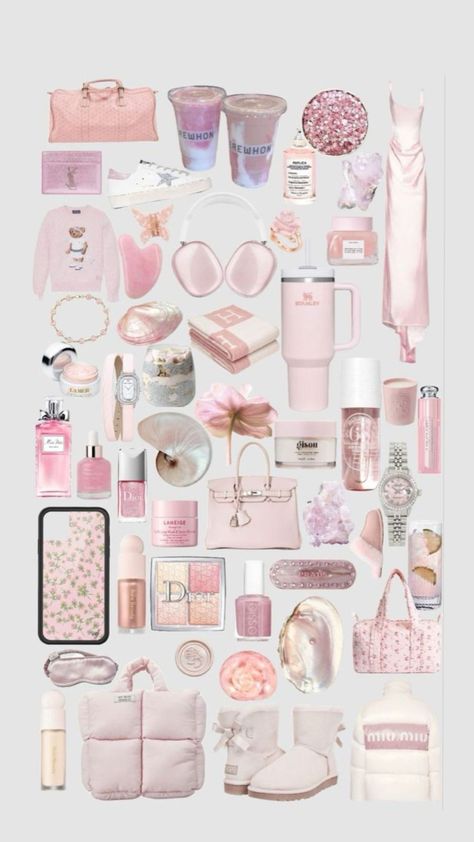 Pink Items, Pretty Pink Princess, Pink Lifestyle, Perfect Skin Care Routine, Pink Life, Top Makeup Products, Pretty Skin Care, Skin Care Items, Pretty Skin