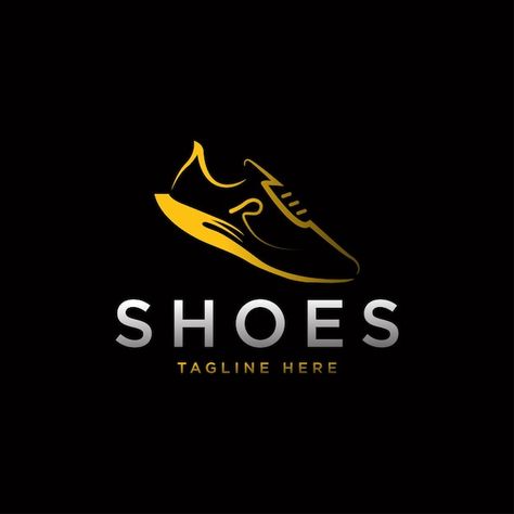 Shoe Store Logo Ideas, Sneakers Logo Design Ideas, Shoe Business Logo, Shoe Brand Logo Ideas, Shoes Logo Design Ideas Creative, Shoe Logo Design Creative, Shoes Store Logo, Shoes Logo Design, Shoes Brand Logo