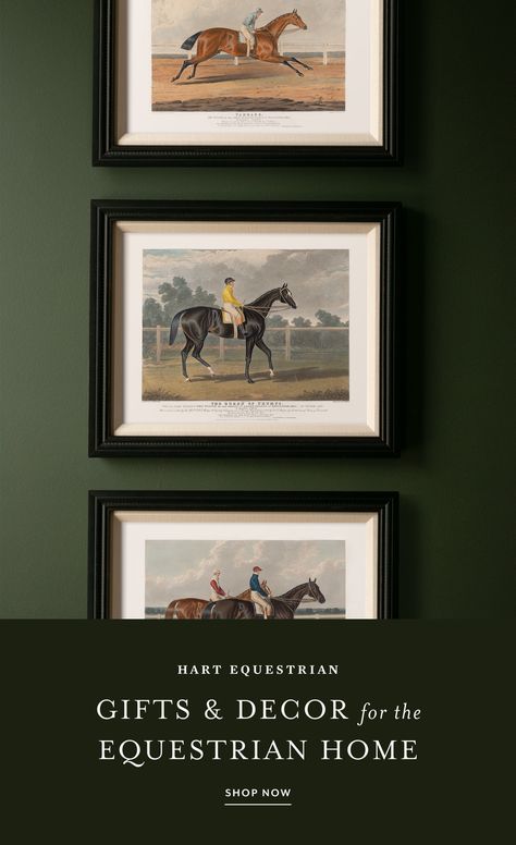 Hart Equestrian gifts and decor for the equestrian home Horse Art Print, Equestrian Decor, Horse Portrait, Sport Art, Vintage Horse, Painting Gallery, Horse Print, Richmond Va, Man Cave Decor