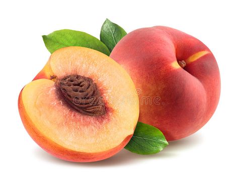 Peach with leaves and half piece isolated on white background. As package design , #AD, #piece, #isolated, #Peach, #leaves, #white #ad Giant Vegetable, Fruits Photos, Food Clipart, Peach Fruit, Fruit Photography, Fruit Illustration, Fruit Painting, Nature Art Painting, Delicious Fruit