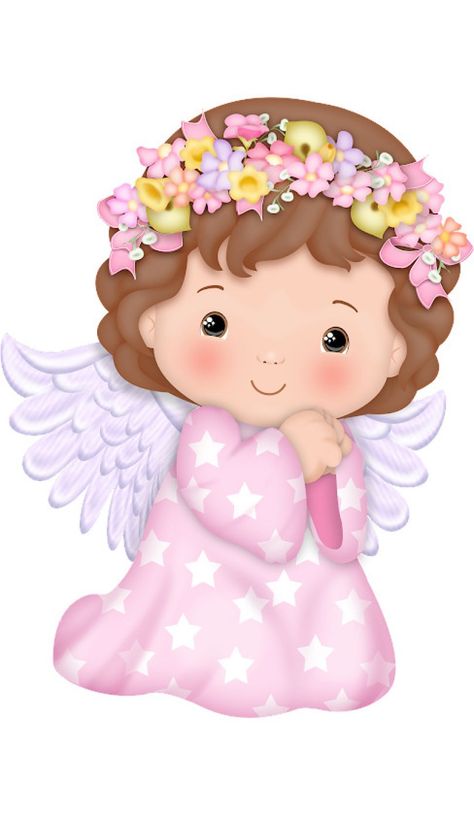 Angelitos muchos angelitos imagenes gratis para diseño Angel Theme, Butterfly Cake Topper, Birthday Cake Topper Printable, Unisex Baby Shower, Baby Dedication, Portrait Cartoon, Baptism Cake, Christening Cake, Baby Clip Art