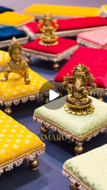 Compact Pooja Room Ideas Indian, Compact Pooja Room, Pooja Gadi Ideas, Pooja Chowki, Puja Table, Swami Samarth, Puja Room, Pooja Rooms, Projects To Try