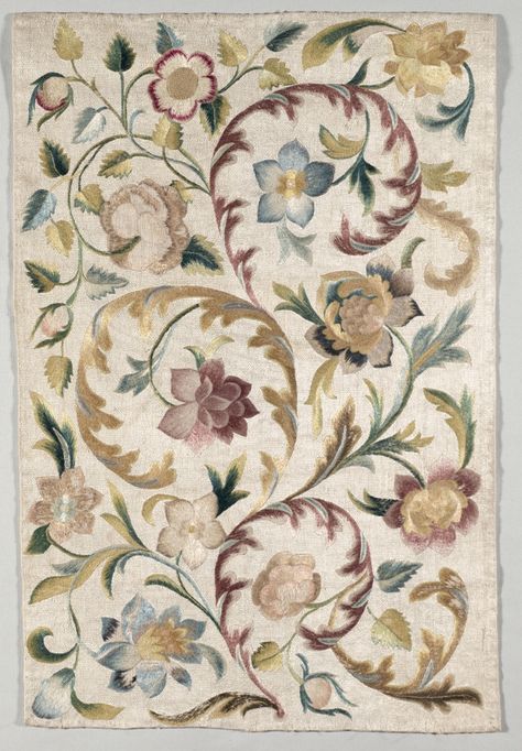 Antique Embroidery, Textile Prints Design, Persian Art, Look Retro, Cleveland Museum Of Art, Turkish Art, Antique Quilts, Antique Textiles, Hand Embroidery Designs