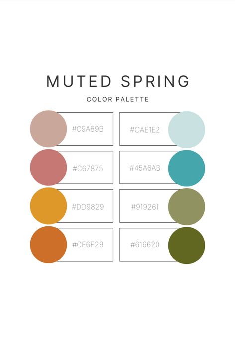 Color palette for Instagram cover; Spring color palette; best color palette for spring; muted color palette for posting on social media--Instagram, Facebook, TikTok; with hex number codes 9 Color Palette Hex Codes, 8 Color Palette Hex Codes, Canvas Color Palette Codes, Muted Hex Codes, Good Notes Color Palette Hex Codes Aesthetic, Graph Color Palette, Hex Number Color Palette, Ipad Hex Codes, Organic Color Scheme