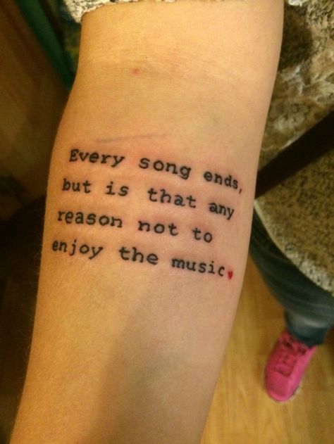 Good Song Quotes, Music Lyric Tattoos, Music Quote Tattoos, Song Lyric Tattoos, Tattoo Lyrics, Tattoo Line Art, Quotes For Tattoos, Small Wave Tattoo, Tattoo Quotes For Men