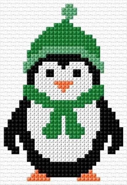 Cross Stitch Penguin Pattern, Angel Cross Stitch Ornament Patterns, Penguin Cross Stitch Pattern Free, Cross Stitch Penguin, Cross Stitch Christmas Patterns Free, Free Needlepoint Patterns, Cross Stitch Minecraft, Cross Stitch Christmas Ornaments Free, Christmas Cross Stitch Patterns Free Charts