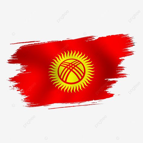 Kyrgyzstan Flag, Flag Png, Flag Vector, Vector Png, Png Clipart, Png Image, Png Images, Transparent Background, Free Download