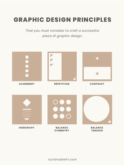 A set of graphic design principles that you must consider to craft a successful piece of design! Design Composition Principles, Graphic Design Step By Step, How To Build A Graphic Design Portfolio, Basics Of Graphic Design, Graphic Design Must Haves, Principles Of Graphic Design, Graphic Design Assignments, Tips Graphic Design, Graphic Design Practice Projects