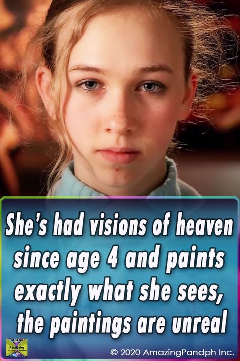 She's considered one of the top 20 living artists in the world. Just wait until you see her paintings! #Panting #Re… | Heaven painting, Heaven, Spirituality energy Painting Over Paintings, Inspirational Pictures Art, Painting Of God, Good Paintings, Painting Ideas Inspiration, Akiane Kramarik Paintings, Picture Of The World, Paintings Of Christ, Interesting Paintings