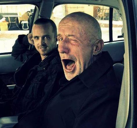 Mike and Jesse Mike And Jesse, Jesse And Mike, Breaking Bad Cast, Beaking Bad, Breaking Bad 3, Mike Ehrmantraut, Famous Amos, Jonathan Banks, Better Call Saul Breaking Bad