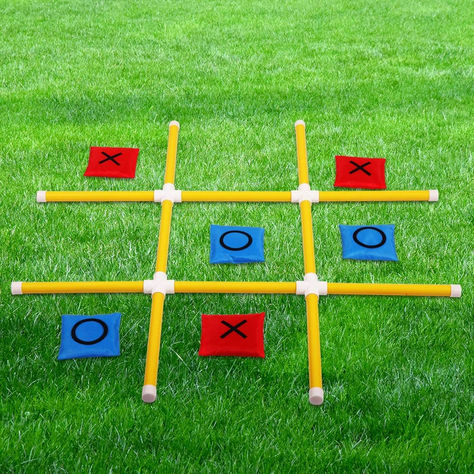 OTTARO Giant Tic Tac Toe Game Outdoor Indoor for Family, Outdoor Bean Bag Toss Game for Adults and Kids(3ft x 3ft) Yard Olympics, Giant Tic Tac Toe, Yard Games For Kids, Outdoor Games Adults, Bean Bag Games, Outside Games, Game For Adults, Bean Bag Toss Game, Bag Toss Game