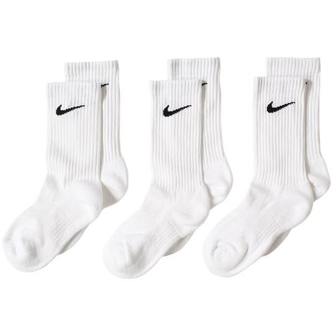 Nike 3-Pack Cushion Crew Sock ($17) ❤ liked on Polyvore Nike Socks, White Socks Women, Ribbed Socks, Fast Sports Cars, Toe Socks, Crew Sock, White Socks, Cute Socks, Nike White