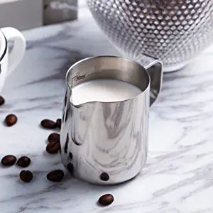 Stainless Steel 150ml/5oz Latte Art, Frothing Pitchers, Kitchen Cups, Coffee Barista, Frothing Milk, Recipe Organization, Coffee Milk, Frothing Pitcher, Espresso Coffee