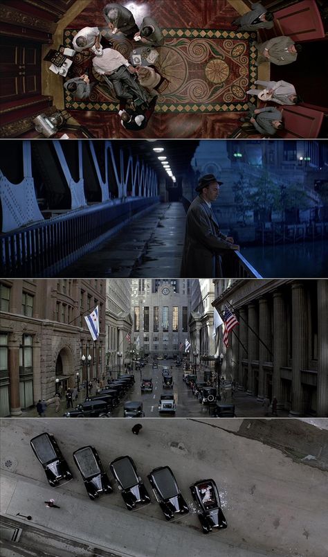 The Untouchables 1987, Frames Photography, The Untouchables, Noir Detective, Beautiful Cinematography, Filmmaking Cinematography, Light Film, Dancing In The Dark, Cinema Film