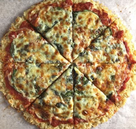 Rice Pizza Crust, Rice Pizza, Rice Crust, Gluten Free Flour Recipe, Healthy Rice Recipes, Gluten Free Pastry, Healthy Rice, Baked Rice, Pizza Crust Recipe