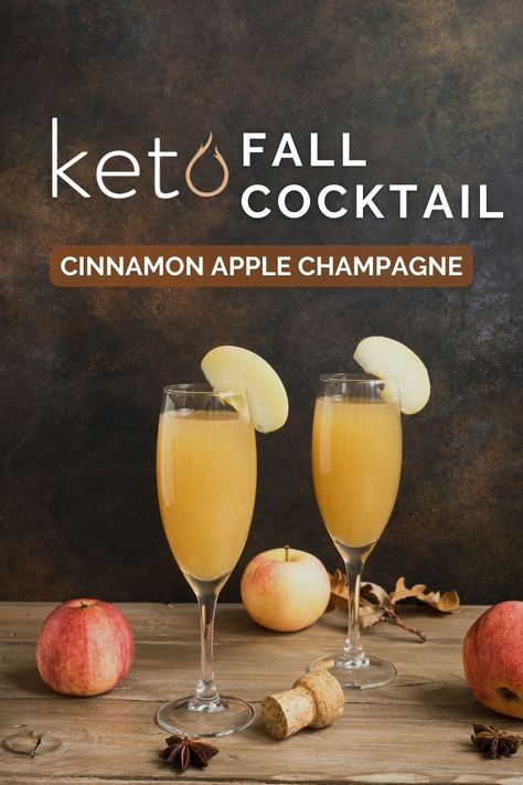 This fall keto cocktail tastes like a traditional apple cinnamon cocktail, but without all of the carbs! 👏 #ketogeniccom #keto #ketodiet #healthylifestyle #healthyeating #ketodietforbeginners #weightlosstips #weightlossdiet #ketodrinks #healthyalcoholicdrinks #cocktailrecipes Keto Thanksgiving Drinks, Keto Fall Drinks Alcohol, Low Carb Fall Cocktails, Keto Fall Cocktails, Fall Drinks Alcohol, Keto Apps, Cinnamon Cocktail, Keto Wine, Fun Fall Treats