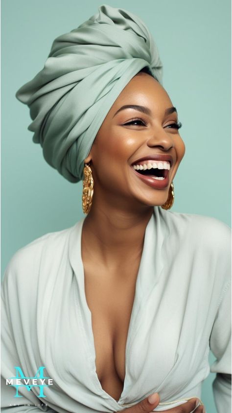 Headwrap Tutorial, Afrocentric Fashion, Black Woman Artwork, Head Wrap Styles, Hair Scarf Styles, African Head Wraps, Beautiful Lips, Confident Woman, Clothes Horse