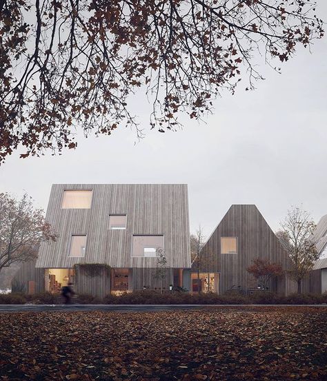 Riccardo Rovoletto (@riccardo.rovoletto) • Instagram photos and videos Scandinavian Architecture, Haarlem, Architecture Visualization Photoshop, Architecture Jobs, Photoshop Rendering, Wood Facade, Exterior Rendering, Wood Architecture, Architecture Rendering