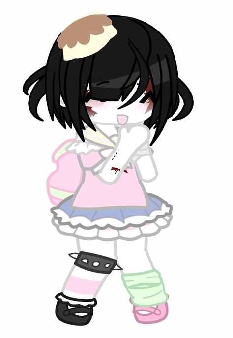 Cute Core Gacha Club Outfits, Kawaii Body Base, Gacha Life Pink Outfits, Cute Core Gacha Club, Y2k Gacha Life Oc Ideas, Cutecore Gacha Life Oc, Kawaii Gacha Club Oc, Cutecore Gacha Club, Gacha Club Oc Ideas