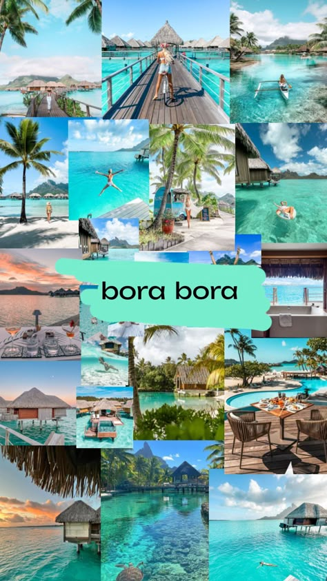 bora bora ☀️🌊👙 *no pics are mine* Bora Bora Aesthetic, Bora Bora Trip, Bora Bora Pictures, Bora Bora Travel, Bora Bora Vacation, Trip To Bora Bora, Bora Bora Island, Bora Bora Honeymoon, Dream Vacation Spots