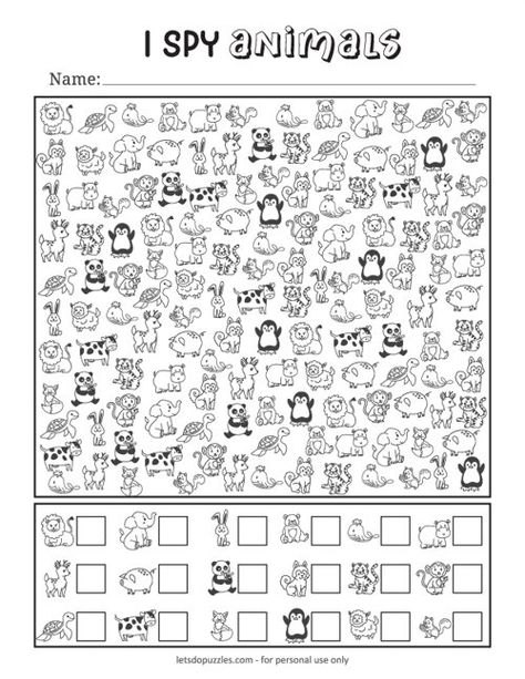 Free Printable I Spy Animal Activity for Kids I Spy Animals Printable, Kids Fun Worksheets, I Spy Worksheets Printables, Ispy Worksheet For Kids, Activity Sheets For Kids Free Printables, I Spy Printables For Kids Free, Animal Worksheets For Kids, Animal Activity For Kids, Animals Worksheets For Kids